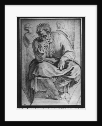The Prophet Jeremiah, after Michelangelo Buonarroti by Peter Paul Rubens