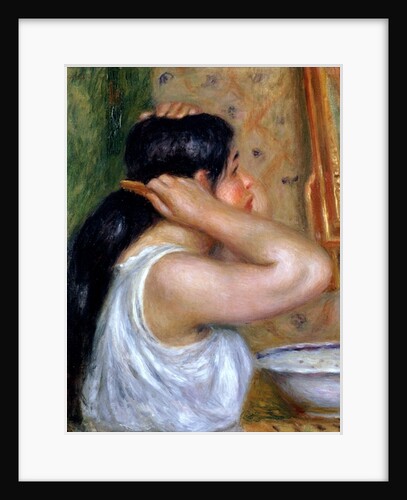 Girl Combing her Hair, 1907-8 by Pierre Auguste Renoir