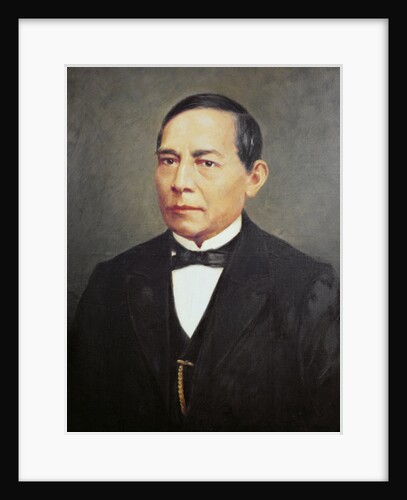 Portrait of Benito Juarez, 19th century by Mexican School