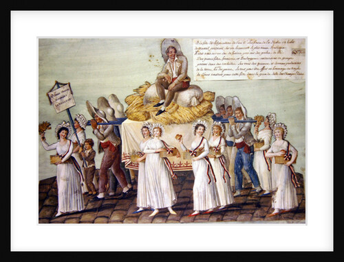 The Feast of Agriculture in 1796 at Paris by P. A. & Lesueur J.B. (1750-1850) Lesueur