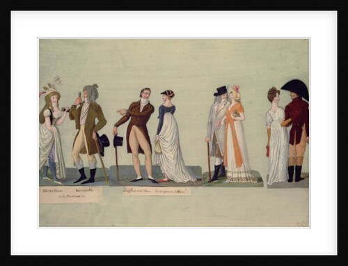 Fol.50 Merveilleuse...Incroyable promenading by P. A. & Lesueur J.B. Lesueur