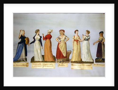 Dresses and costumes in vogue during the French Revolution by P. A. & Lesueur J.B. (1750-1850) Lesueur