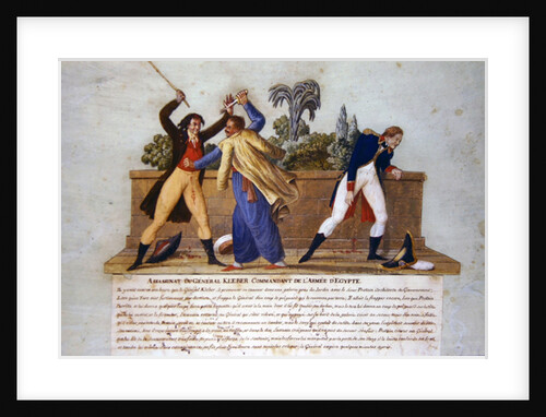 The Assassination of General Kleber by a Fanatic, 14th June 1800 by P. A. & Lesueur J.B. Lesueur
