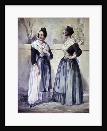 Inhabitants of Arles during the time of Daudet and Bizet by Jean Joseph Bonaventure Laurens