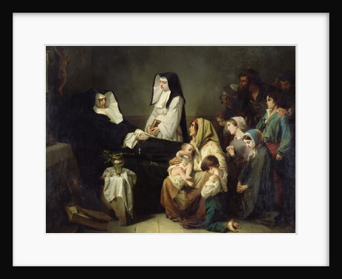 Death of a Sister of Charity, 1850 by Isidore Pils