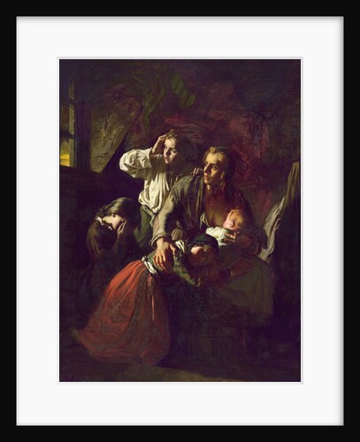 A Flash of Lightning, before 1848 by Alexandre Antigna