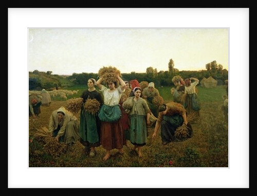 Calling in the Gleaners, 1859 by Jules Breton