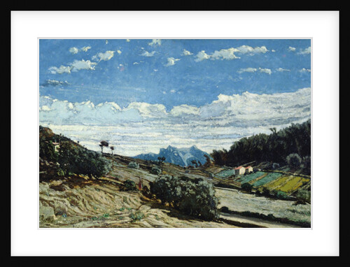 Landscape in Provence, 1860 by Paul Camille Guigou