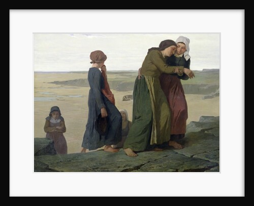 The Widow or The Fisherman's Family by Evariste Vital Luminais