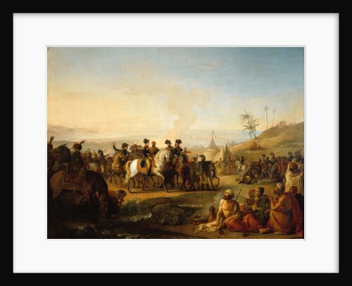 General Bonaparte visiting the fountains of Moses, near Sinai, 28 December 1798 by Jean-Simon Berthelemy