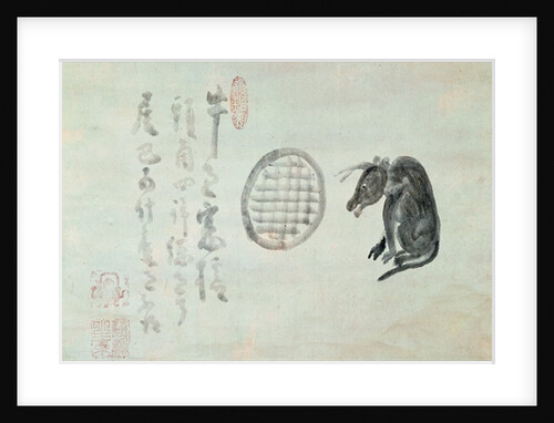 Cow, Oval Window and Haiku by Ekaku Hakuin