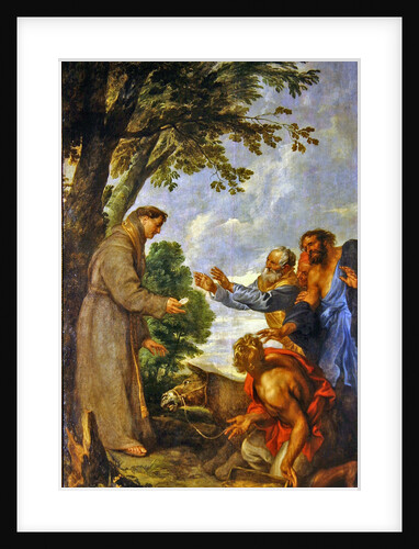 The Legend of the Mule and Saint Anthony of Padua. 1627-32 by Anthony van Dyck