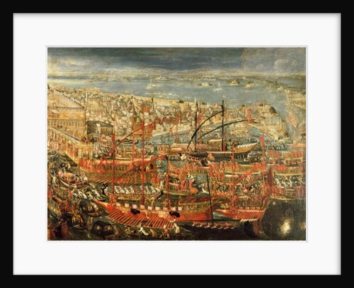 The Triumphant return of Doge Francesco Morosini to Venice by Italian School