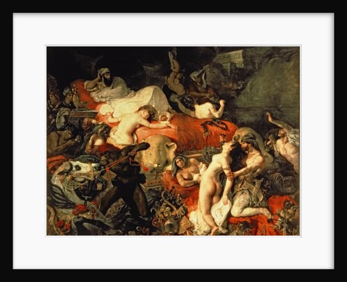 The Death of Sardanapalus, 1827 by Ferdinand Victor Eugene Delacroix