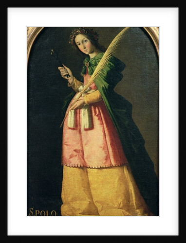 St. Apollonia, c.1636 by Francisco de Zurbaran