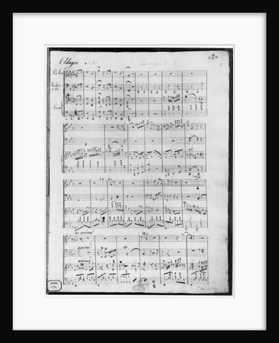 Score for trio for piano, violin and violoncello by Cesar Franck