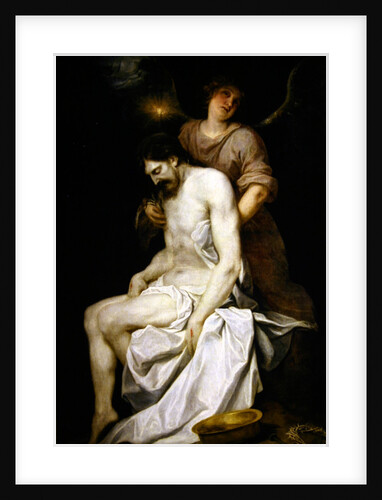 The dead Christ supported by an angel by Alonso Cano