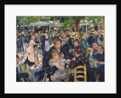 Ball at the Moulin de la Galette, Paris 1876 by Pierre Auguste Renoir