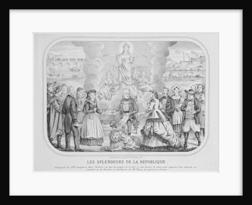 Les Splendeurs de la Republique, 1872 by French School