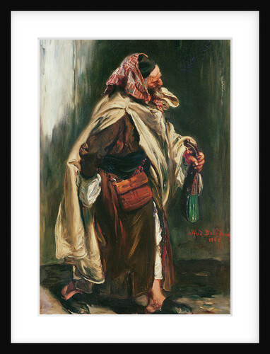Elderly Moroccan Jew, 1867 by Alfred Dehodencq