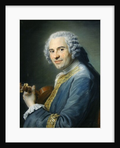 Jean-Joseph Cassanea de Mondonville, 1747 by Maurice Quentin de la Tour