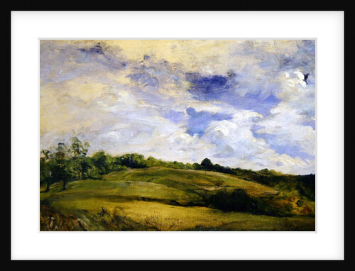 Landscape and clouds by Louis Antoine Leon Riesener