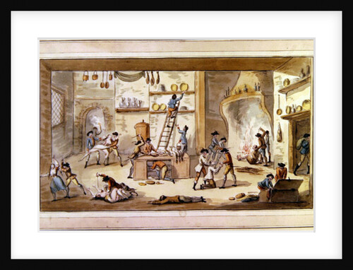 Sacking a farm during the period of the French Revolution by Etienne Bericourt