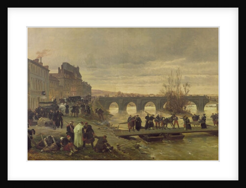 The Ambulance de la Presse at Joinville during the Siege of Paris by Alfred & Guiaud Jacques (1811-76) Decaen