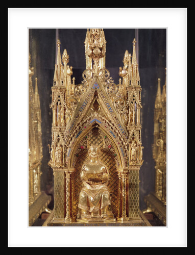 Seated figure of Christ by French School