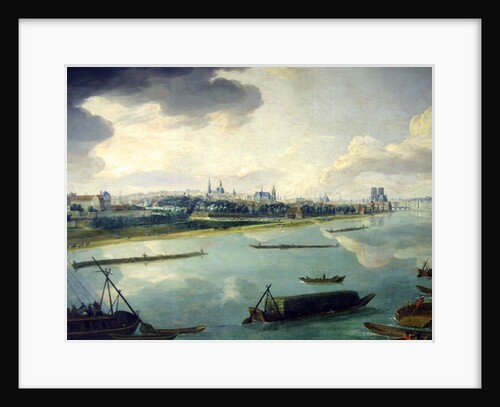 View of Paris from the Quai de la Rapee by Pierre-Denis Martin
