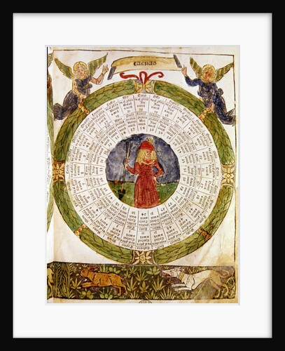 Astrological Table of Venus by Italian School