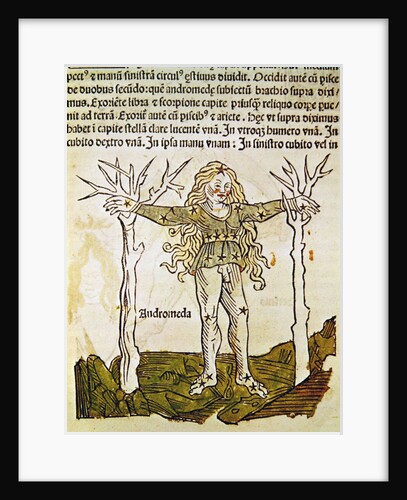 The Constellation of Andromeda, an illustration from the 'Poeticon Astronomicon' by C.J. Hyginus, Venice, 1485 by Italian School