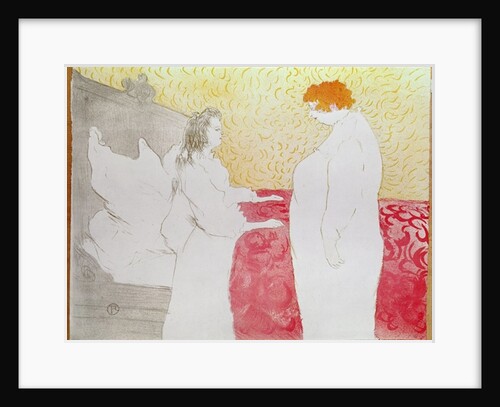 Woman in Bed, Profile - Waking Up, 1896 by Henri de Toulouse-Lautrec