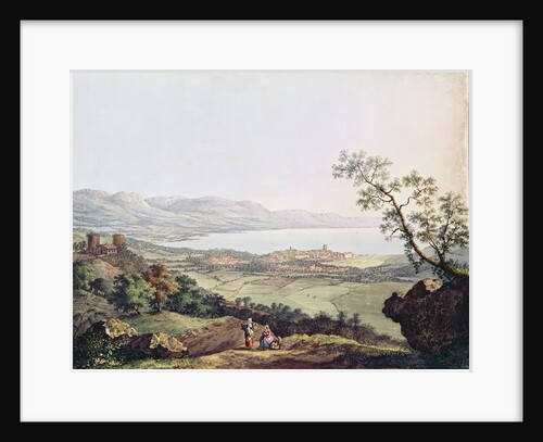 View of Geneva from Saconex in Savoy by Karl Ludwig Hackert