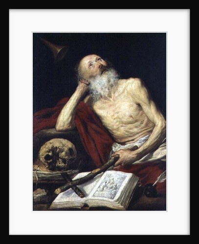 St. Jerome, 1643 by Antonio Pereda y Salgado