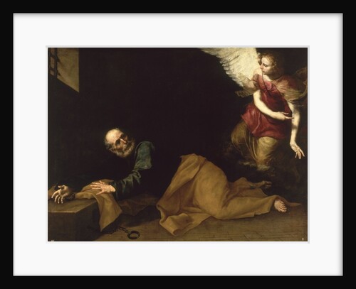 St. Peter Freed by an Angel, 1639 by Jusepe de Ribera