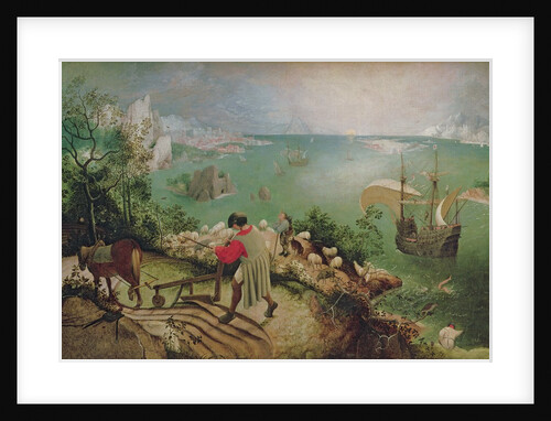 Landscape with the Fall of Icarus, c.1558 by Pieter the Elder Bruegel