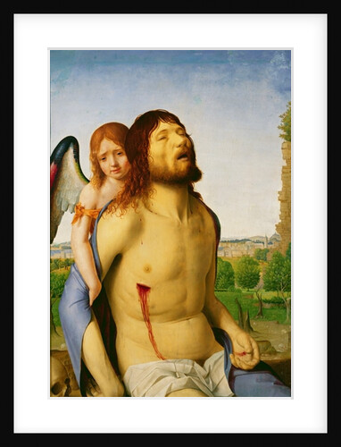 The Dead Christ Supported by an Angel, c.1475/78 by Antonello da Messina