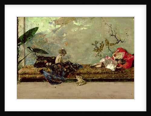 The Painter's Children in the Japanese Salon by Mariano José María Bernardo Fortuny y Carbó
