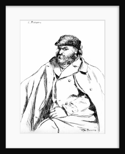 Portrait of Cezanne by Camille Pissarro