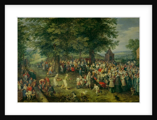 The Wedding Banquet by Jan the Elder Brueghel