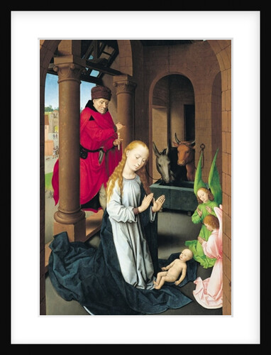 The Nativity, left wing of a triptych of the Adoration of the Magi, c.1470-72 by Hans Memling