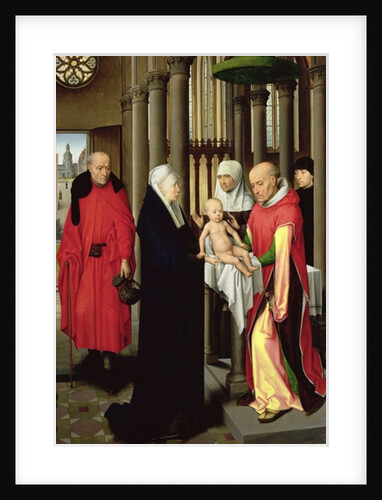 Adoration of the Magi: Right wing of triptych, depicting the Presentation in the Temple, c.1470-72 by Hans Memling