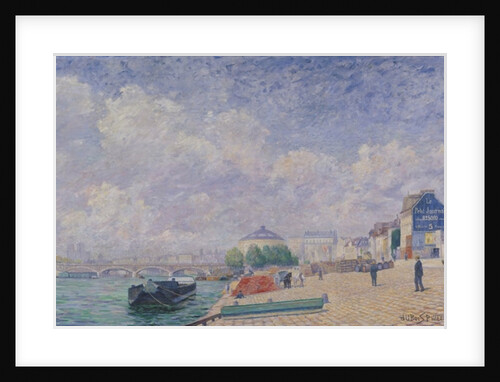 The Seine at Bercy, 1885 by Albert Dubois-Pillet