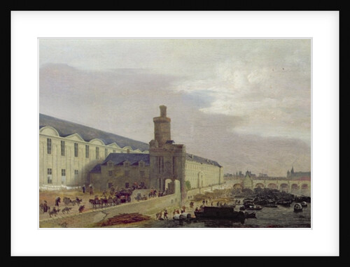 Galerie du Louvre and the Porte Neuve, c.1640 by Abraham de Verwer