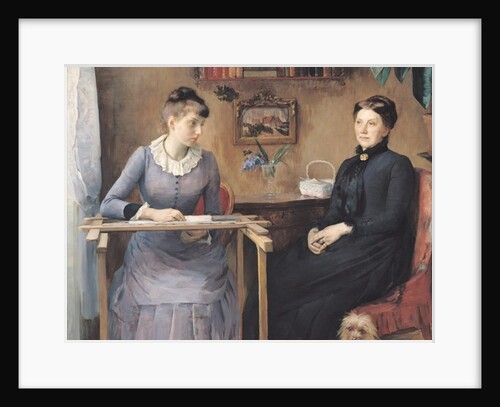At Home or Intimacy, 1885 by Marie Louise Catherine Breslau