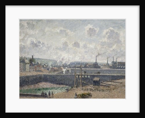 Low Tide at Duquesne Docks, Dieppe, 1902 by Camille Pissarro