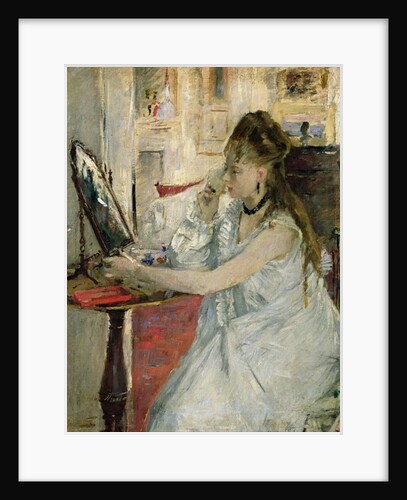 Young woman powdering herself, 1877 by Berthe Morisot