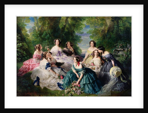 Empress Eugenie Surrounded by her Ladies-in-Waiting, 1855 by Franz Xaver Winterhalter