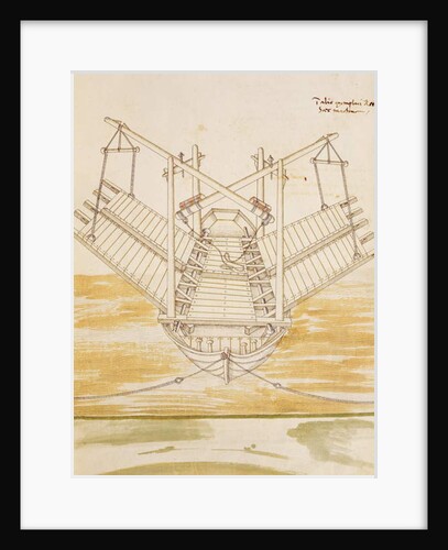 Design for a Warship by Mariano di Jacopo